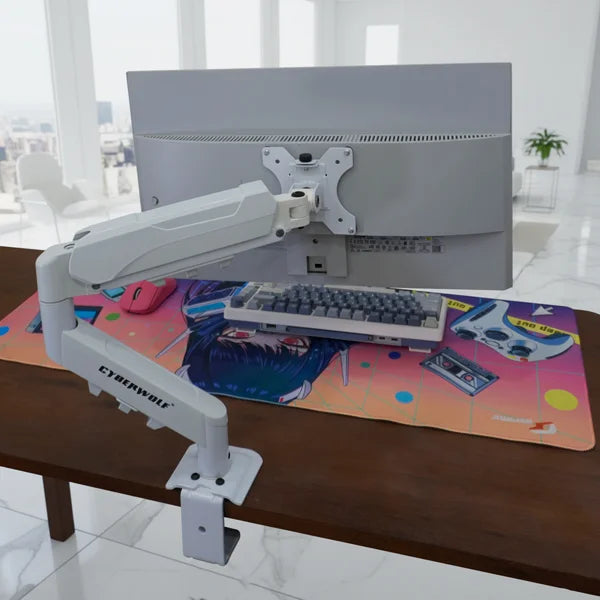 Cyberwolf Monitor Mount Gas Spring Table Stand  Microcenter India