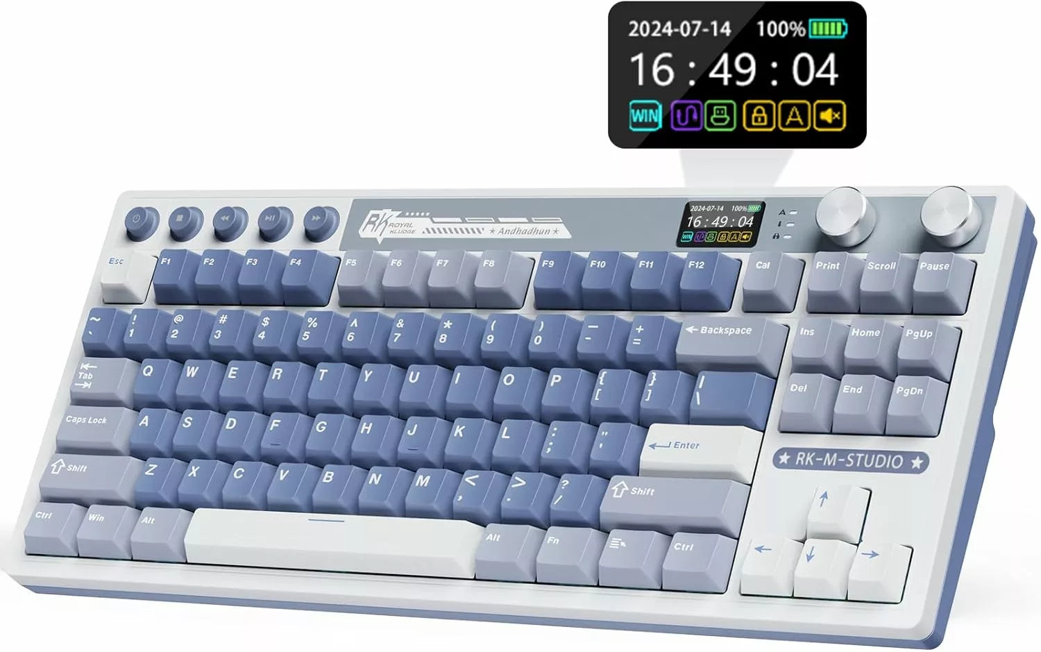Royal Kludge RK M87 Mechanical Keyboard  Microcenter India