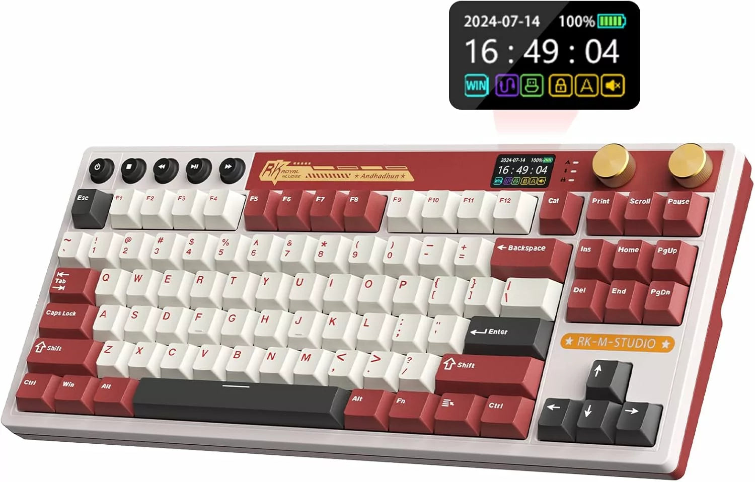 Royal Kludge RK M87 Mechanical Keyboard  Microcenter India