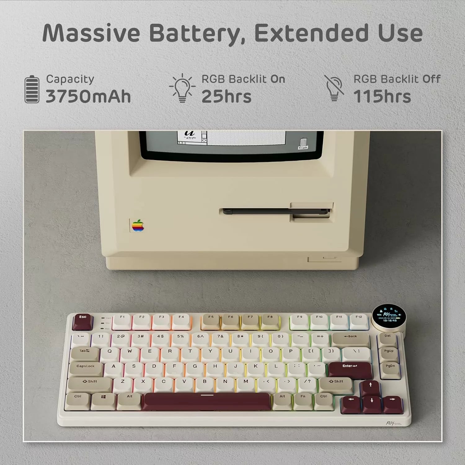 Royal Kludge RK N80 Low profile Mechanical Keyboard  Microcenter India