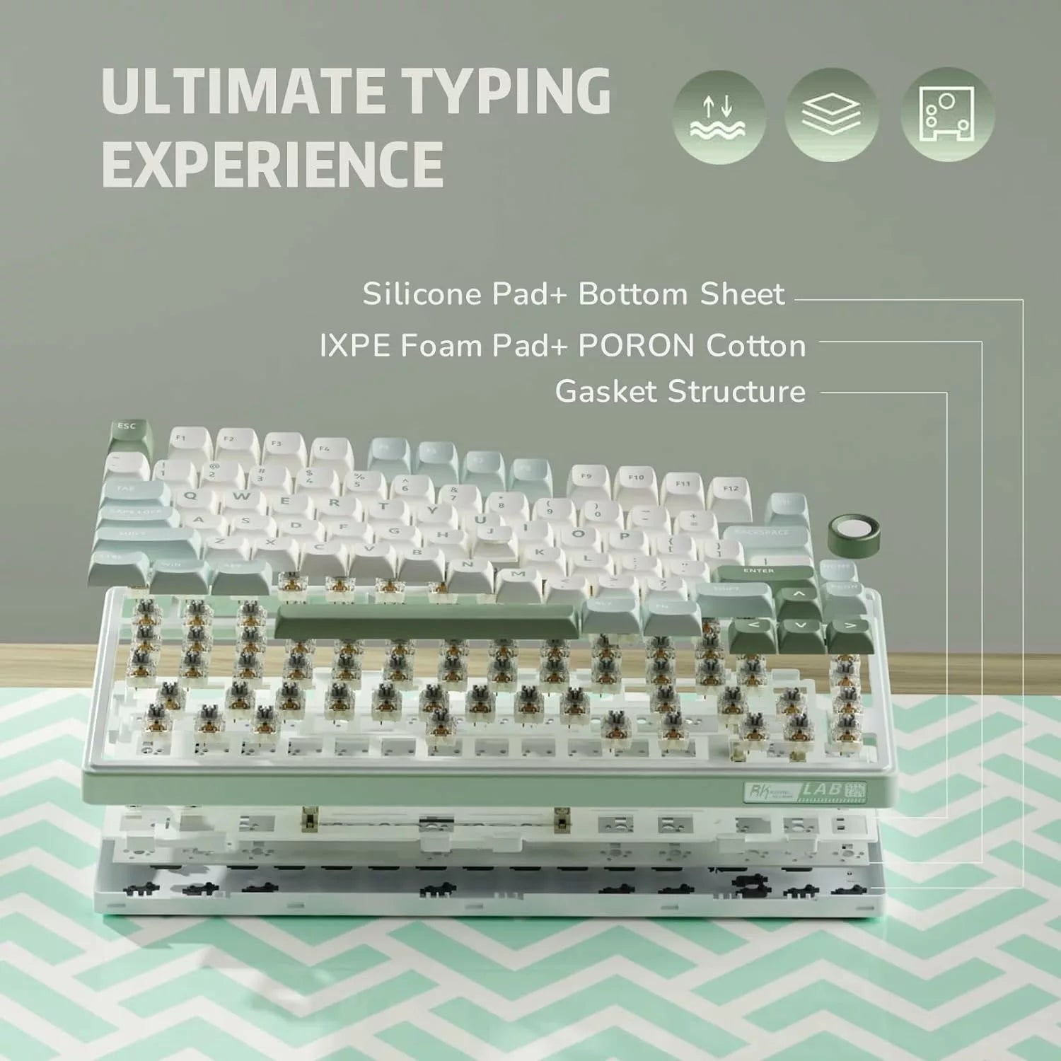 Royal Kludge RK R75 Mechanical Keyboard  Microcenter India