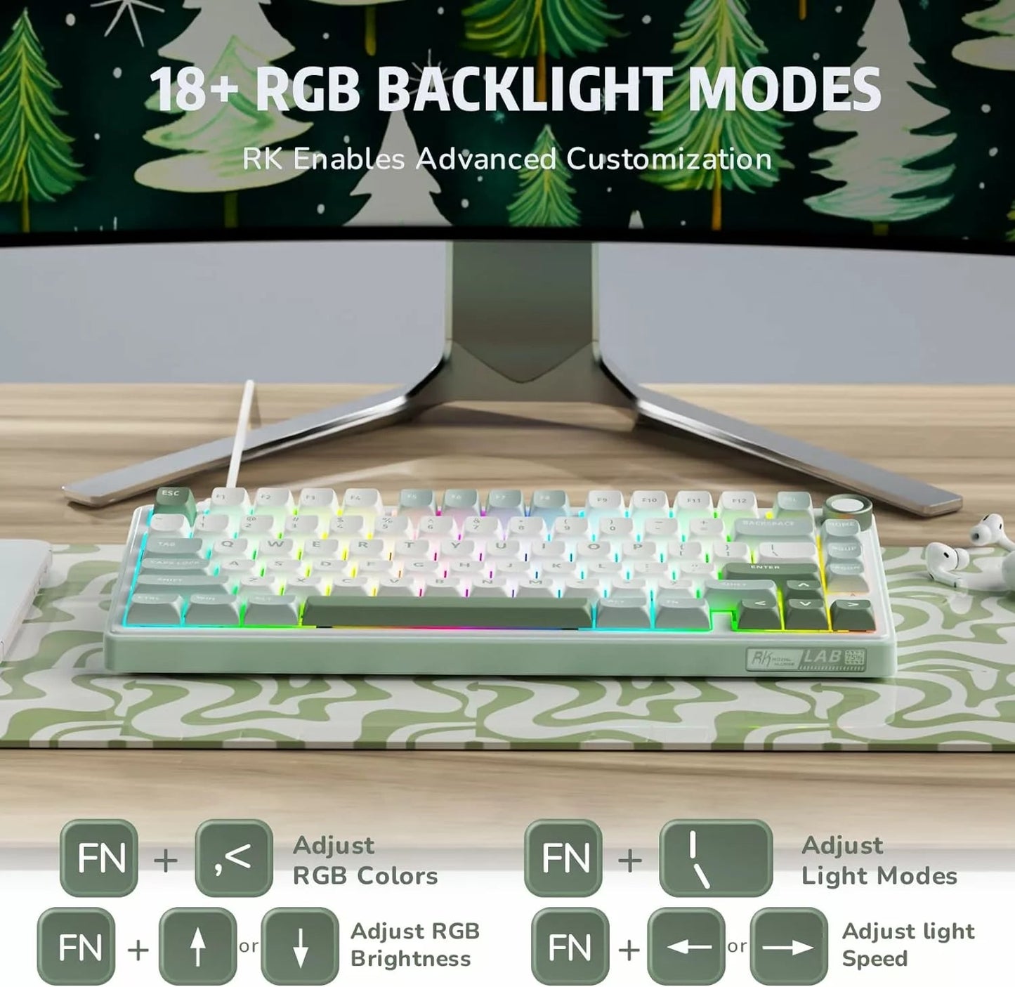 Royal Kludge RK R75 Mechanical Keyboard  Microcenter India