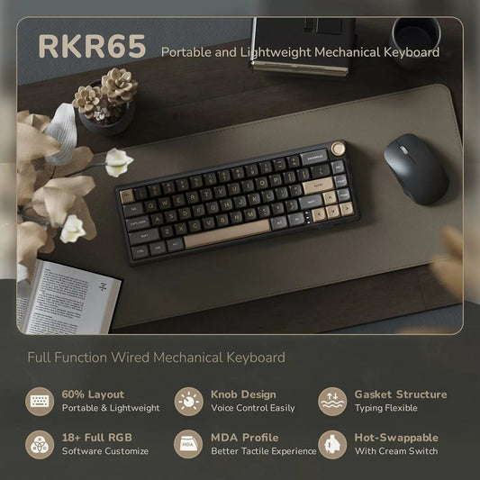 Royal Kludge RK R65 Mechanical Keyboard  Microcenter India