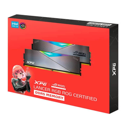 Adata XPG Lancer RGB 32GB (16GBx2) DDR5 6600MHz Desktop Ram  Microcenter India