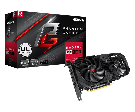 Asrock AMD Radeon RX 580 Phantom Gaming U 8G OC Graphics Card
