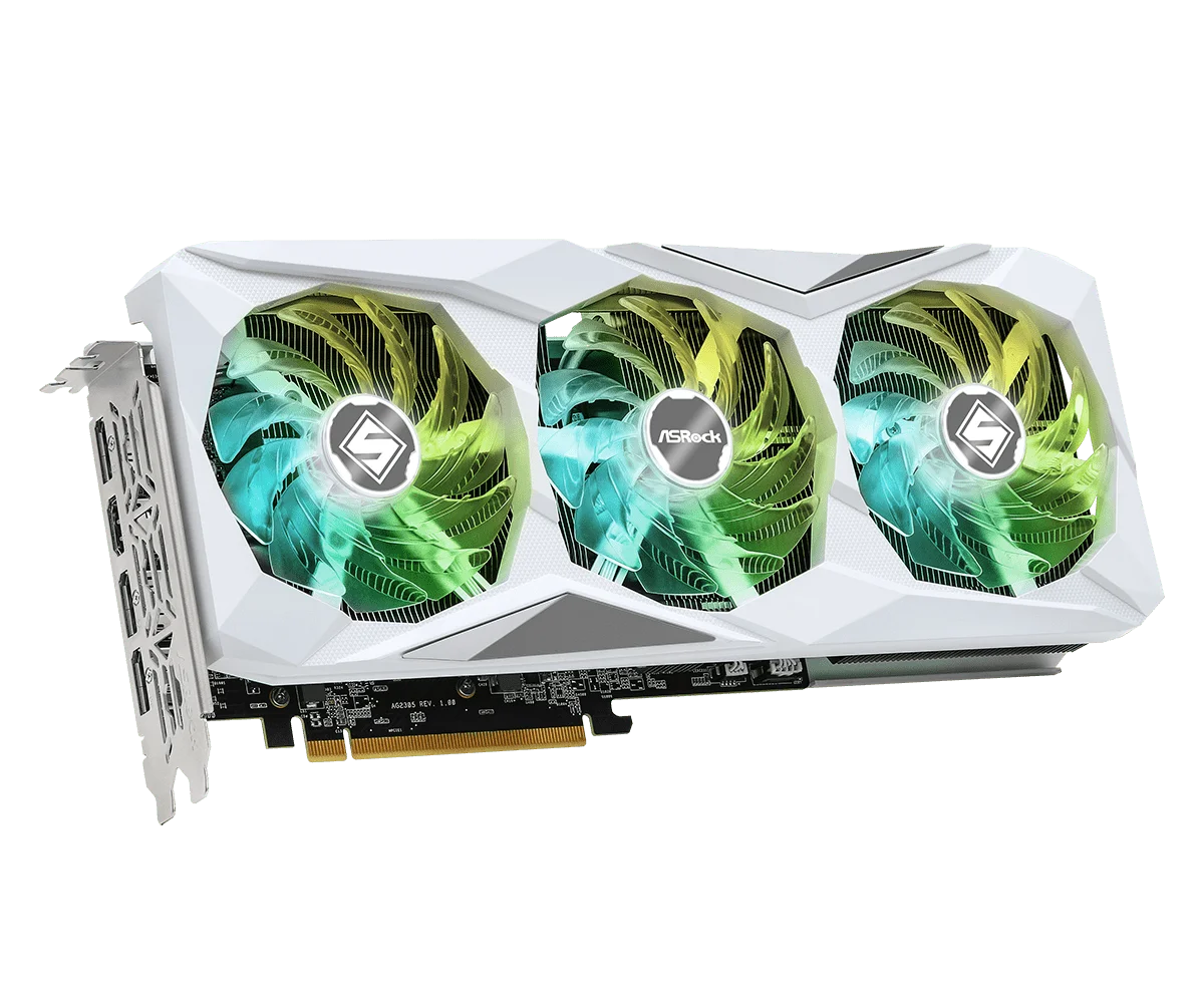 AMD Radeon RX 7600 XT Steel Legend 16GB OC  Microcenter India