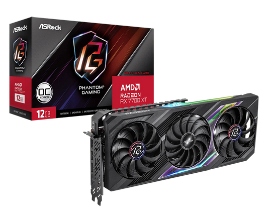 Asrock AMD Radeon RX 7700 XT Phantom Gaming 12GB OC