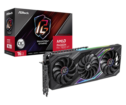 AMD Radeon RX 7800 XT Phantom Gaming 16GB OC
