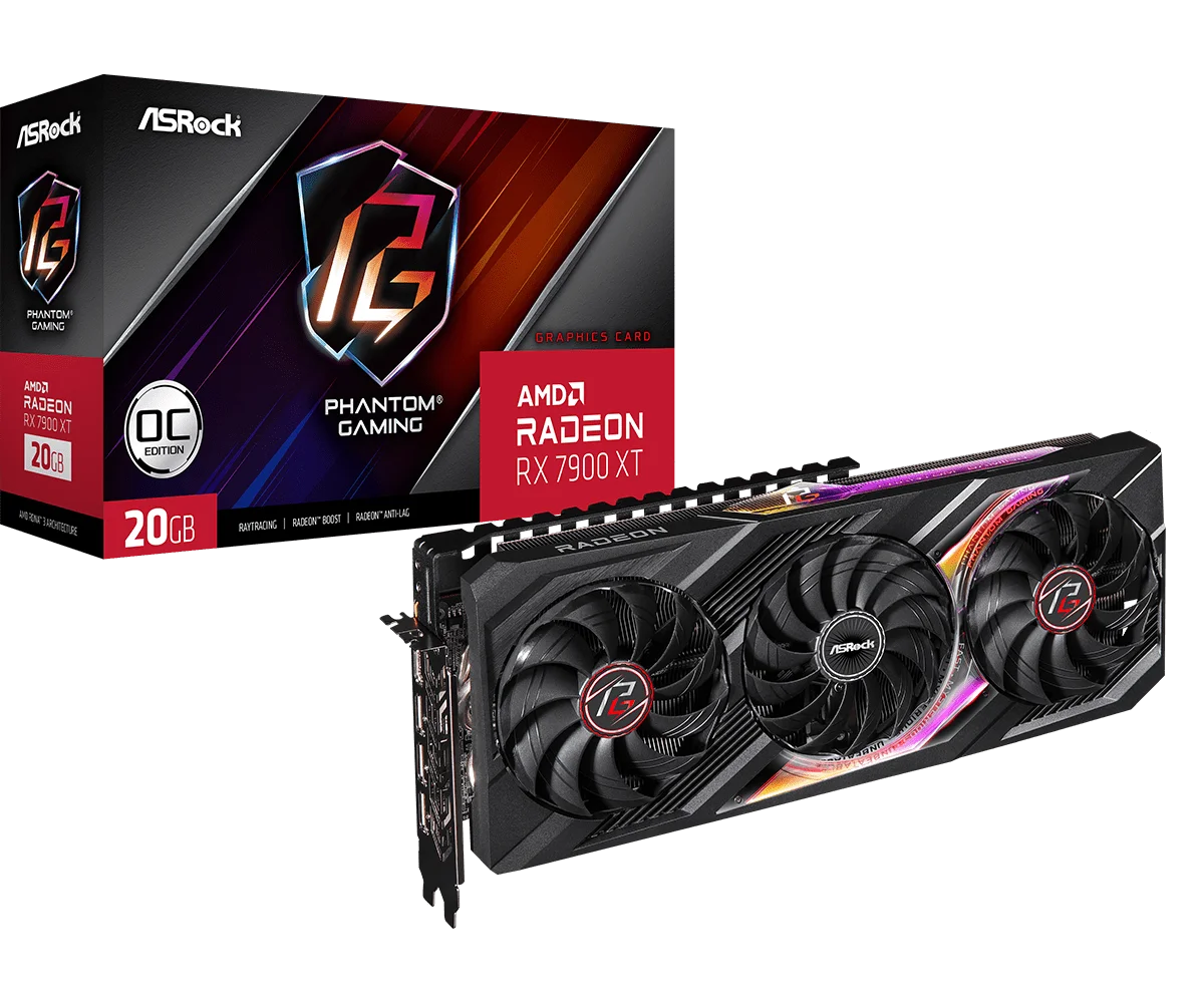 Asrock AMD Radeon RX 7900 XT Phantom Gaming 20GB OC  Microcenter India