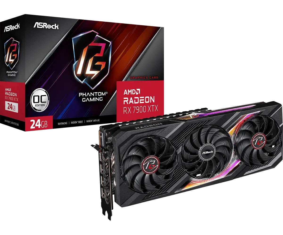 Asrock AMD Radeon RX 7900 XTX Phantom Gaming 24GB OC Graphics Card  Microcenter India