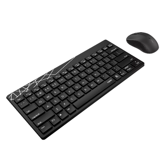 Rapoo 8000S Wireless Keyboard and Mouse Combo - Microcenter India.