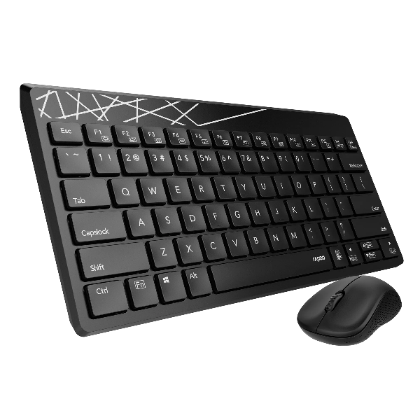 Rapoo 8000S Wireless Keyboard and Mouse Combo - Microcenter India.