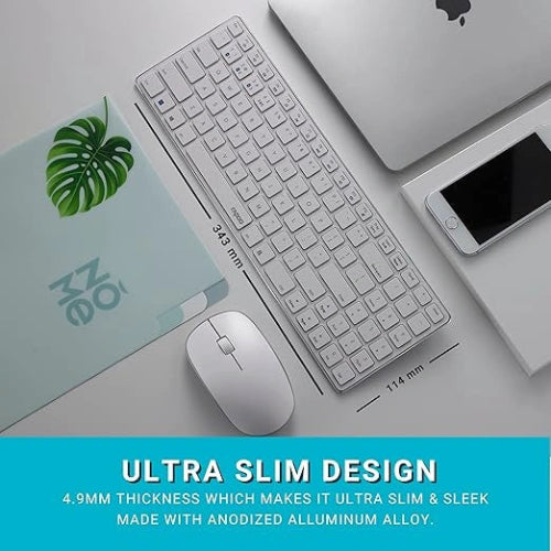 Rapoo 9300m Multi-Device Bluetooth Wireless Keyboard and Mouse Set - Microcenter India.
