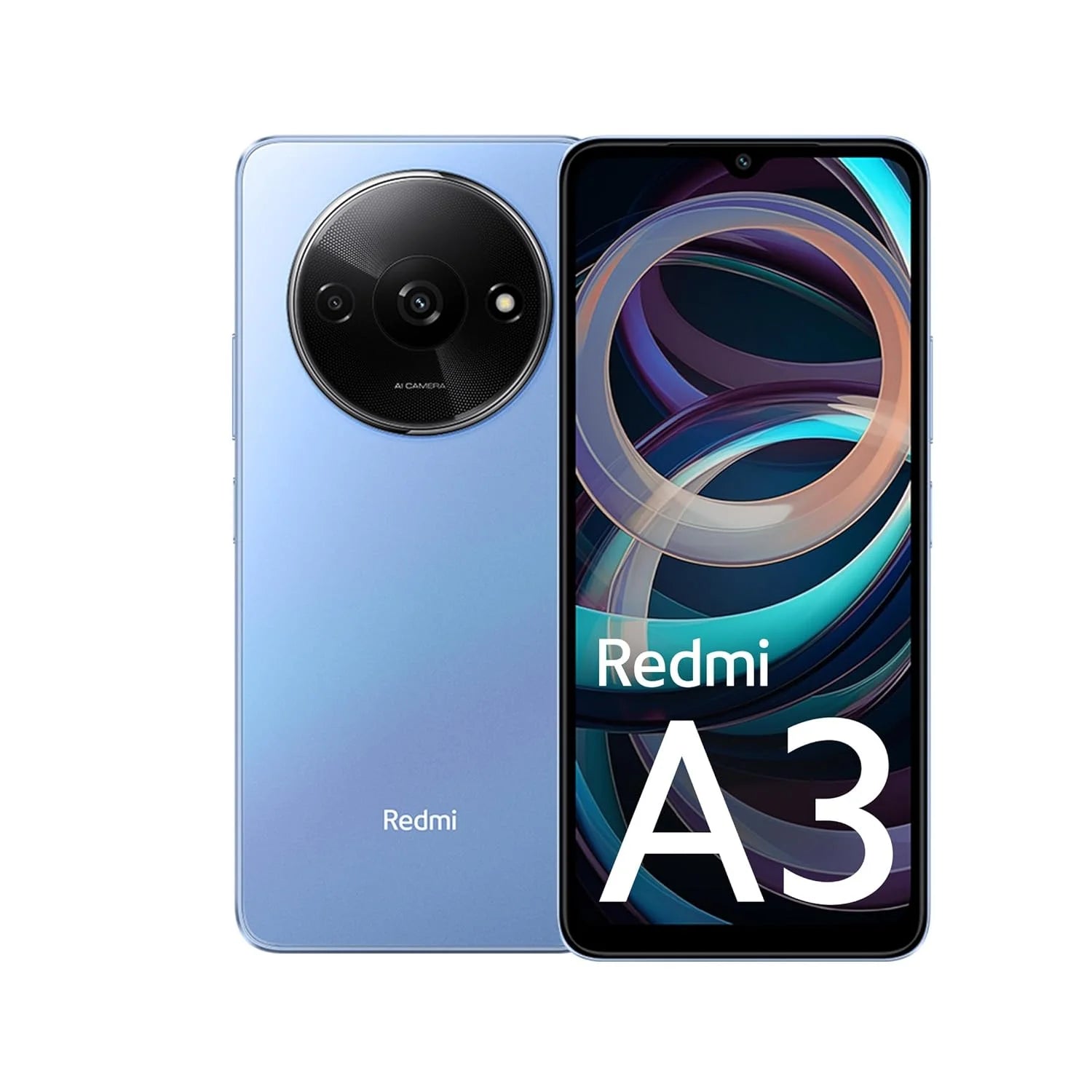 Redmi A3 Lake Blue 6GB RAM 128GB Storage  Microcenter India