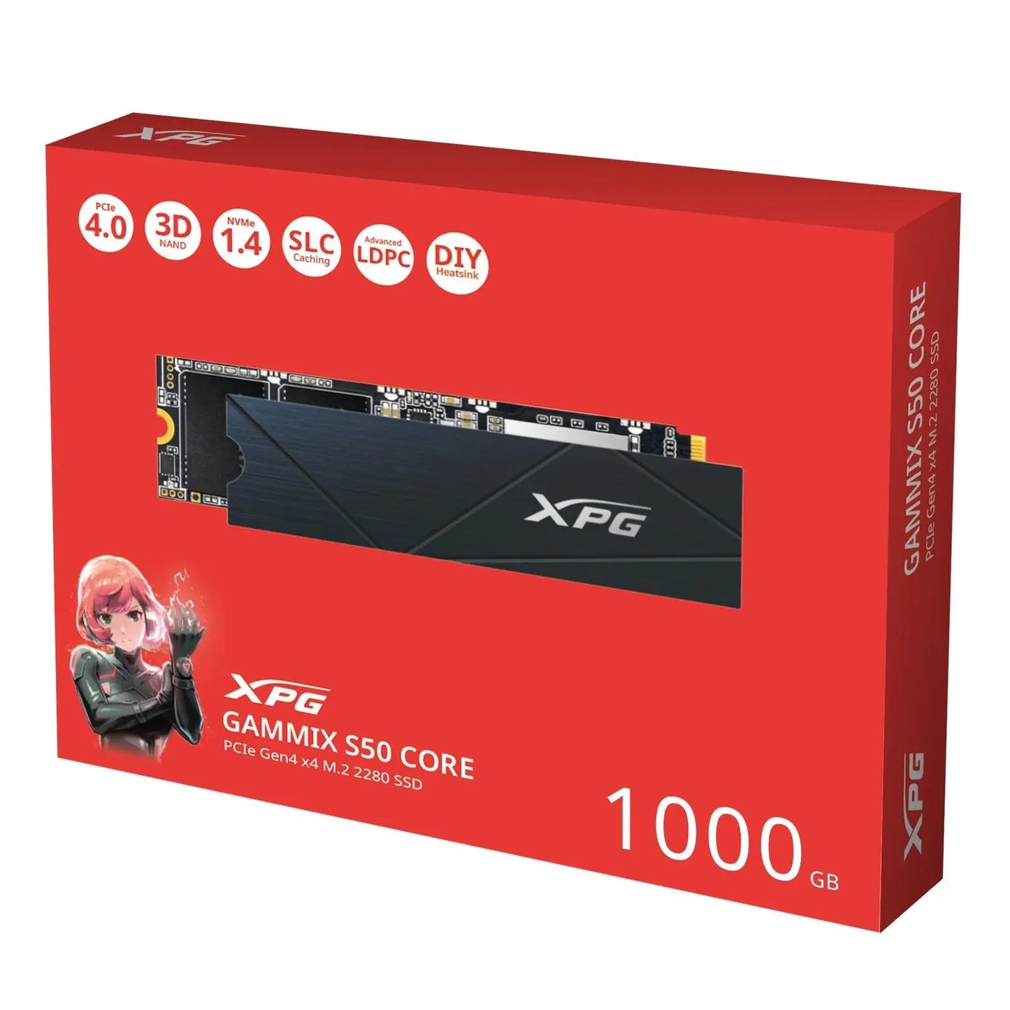 Adata XPG Gammix S50 Core 1000GB Internal SSD  Microcenter India