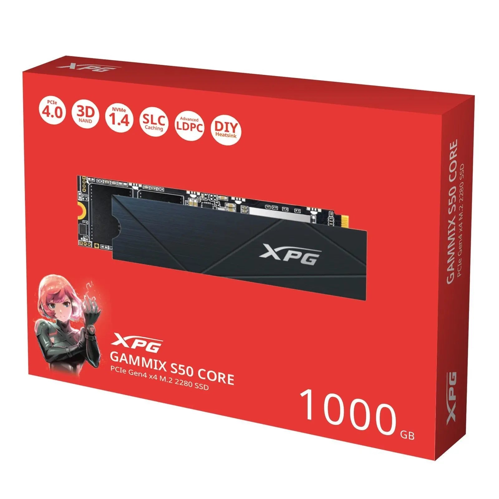 Adata XPG Gammix S50 Core 1000GB Internal SSD  Microcenter India