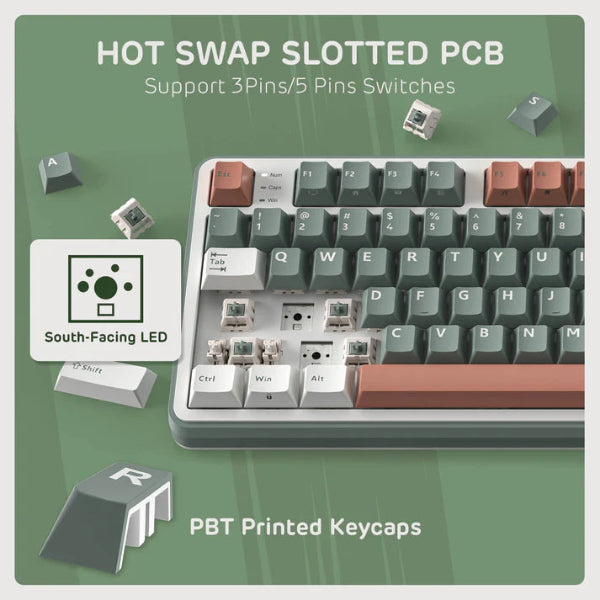 Royal Kludge RK S98 Wireless Mechanical Keyboard - Microcenter India