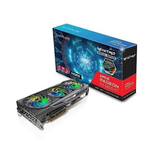 Sapphire AMD Radeon RX 6800 XT NITRO PLUS SE 16GB GDDR6 256 Bit Gaming Graphics Card 