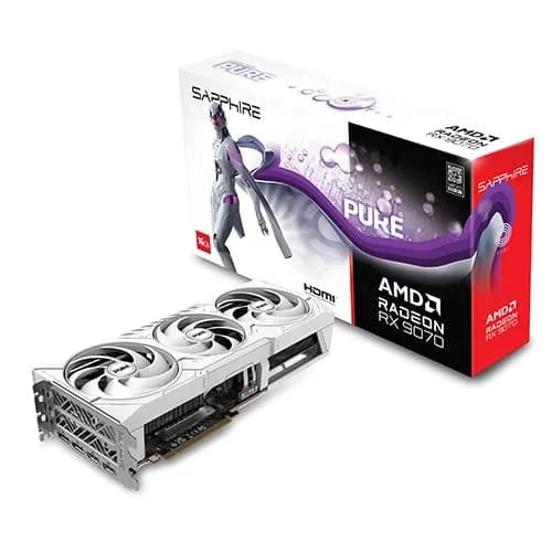 Sapphire Pure RX 9070 OC 16GB GDDR6 Graphics Card  Microcenter India