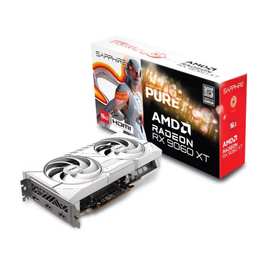 sapphire pure radeon rx 9060 xt, sapphire pure radeon graphics card, sapphire rx 9060 xt