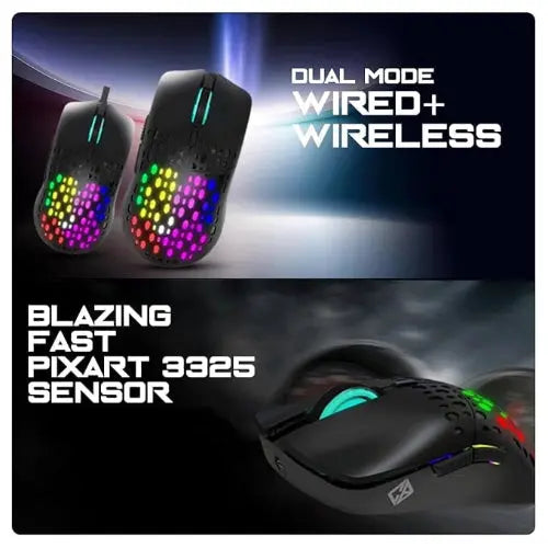 Cosmic Byte Sentinel RGB Wireless Gaming Mouse - Microcenter India.
