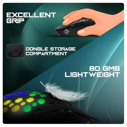 Cosmic Byte Sentinel RGB Wireless Gaming Mouse - Microcenter India.

