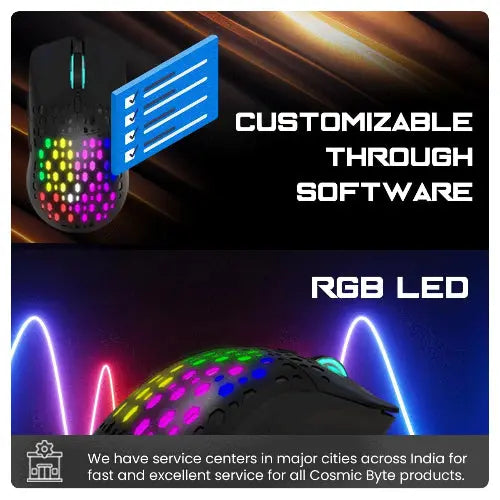 Cosmic Byte Sentinel RGB Wireless Gaming Mouse - Microcenter India.
