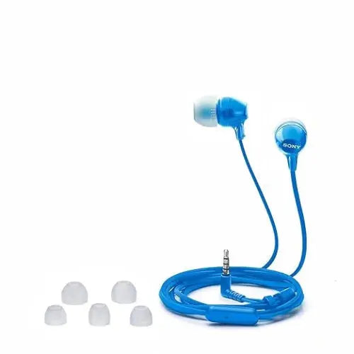 Sony MDR-EX14AP Wired in Ear Headphone with Mic (Blue) - Microcenter India.
