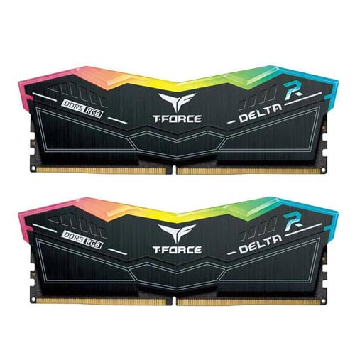 TeamGroup T-FORCE DELTA RGB DDR5 32GB kit 6400MHz memory in black