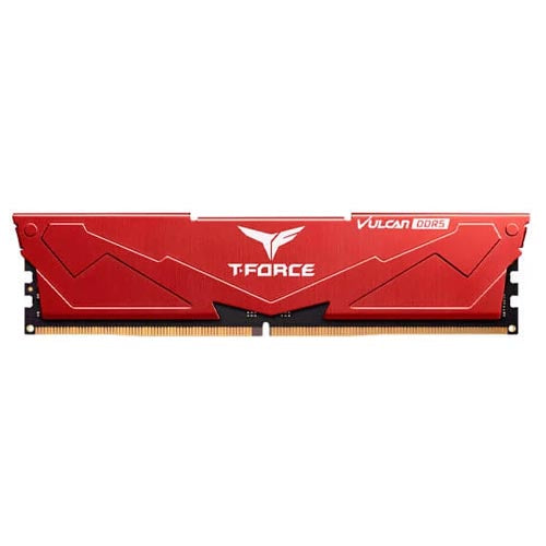 TeamGroup T-FORCE VULCAN DDR5 32GB 6000MHz desktop memory in red