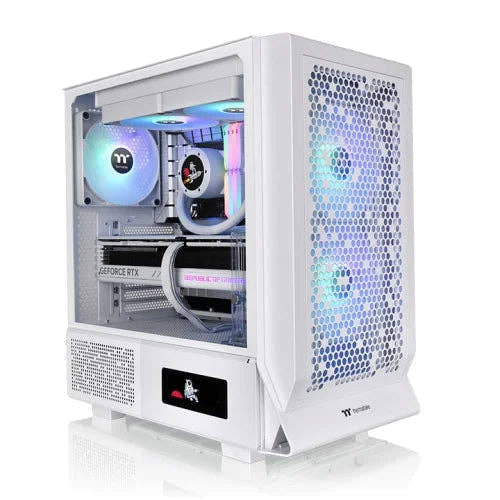 Thermaltake Ceres 330 TG ARGB (ATX) Mid Tower Cabinet Snow  Microcenter India