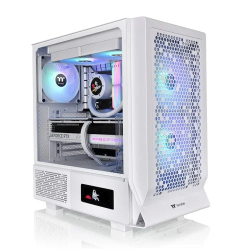 Thermaltake Ceres 330 TG ARGB (ATX) Mid Tower Cabinet Snow  Microcenter India
