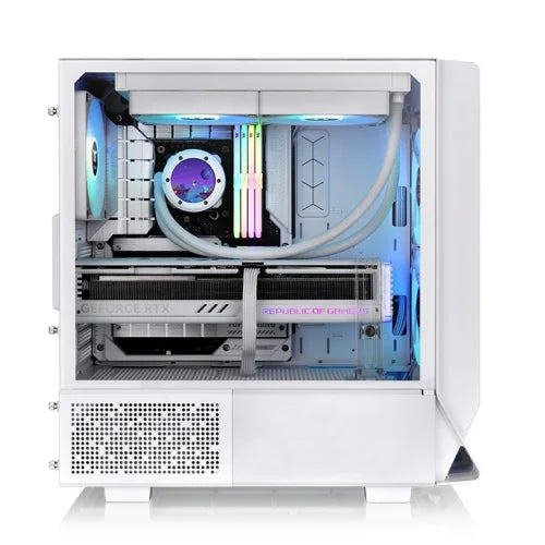 Thermaltake Ceres 330 TG ARGB (ATX) Mid Tower Cabinet Snow  Microcenter India
