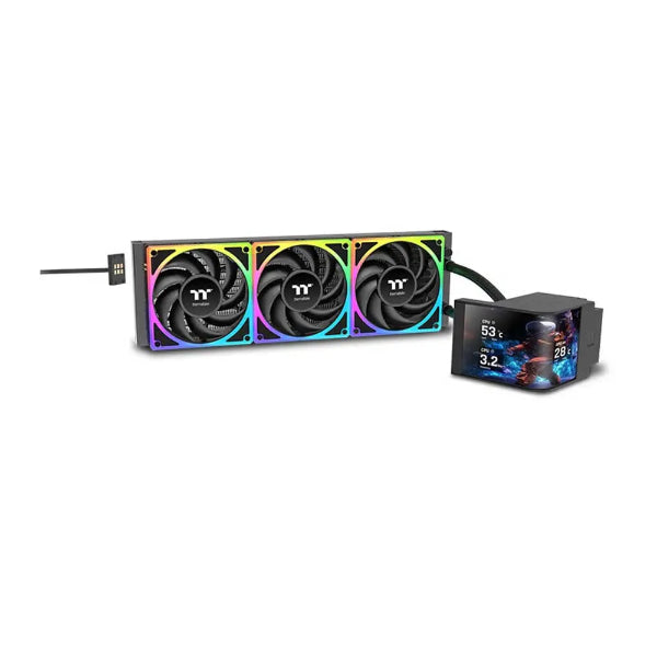Thermaltake MAGCurve 360 Ultra ARGB 360mm AIO Liquid Cooler - Microcenter India.
