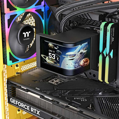 Thermaltake MAGCurve 360 Ultra ARGB 360mm AIO Liquid Cooler - Microcenter India.