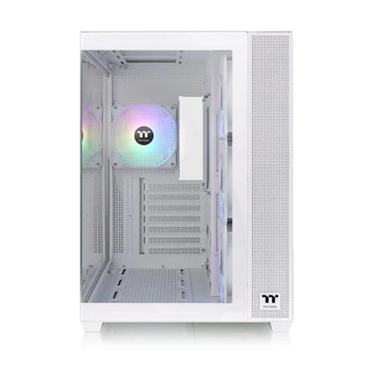 Thermaltake View 380 TG ARGB Snow (ATX) Mid Tower Cabinet - Best ATX Mid Tower Cabinet.