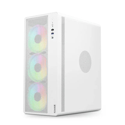 PowerX U510 Cabinet - White,compact pc cabinet,mini pc tower case