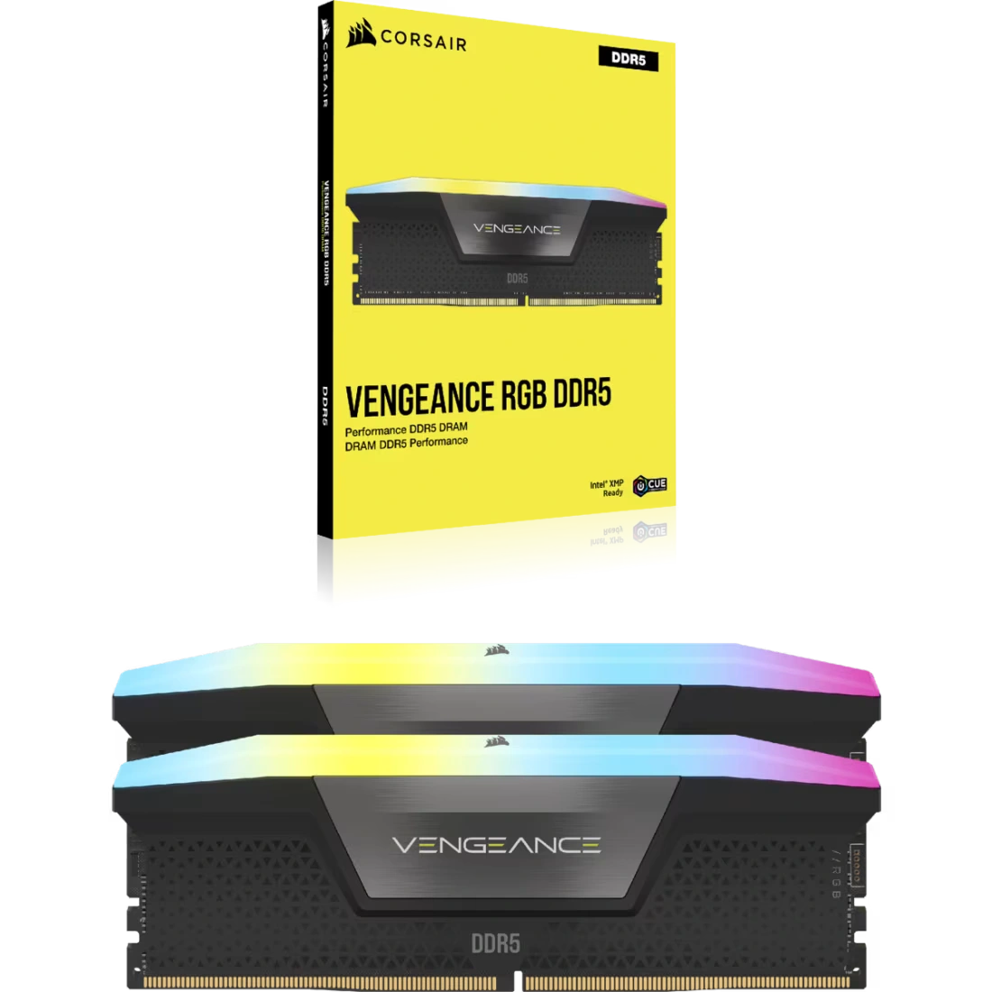 CORSAIR Vengeance 48GB 24GBx2 5600MHz RGB DDR5 RAM - Microcenter India.