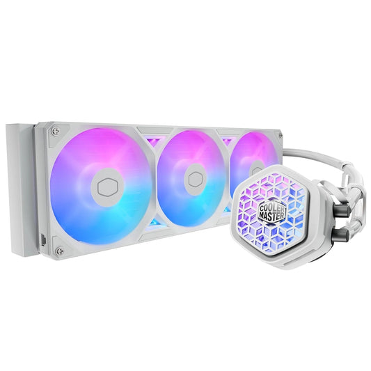 Cooler Master MasterLiquid Atmos II 360 VRM White Gaming CPU Cooler  Microcenter India