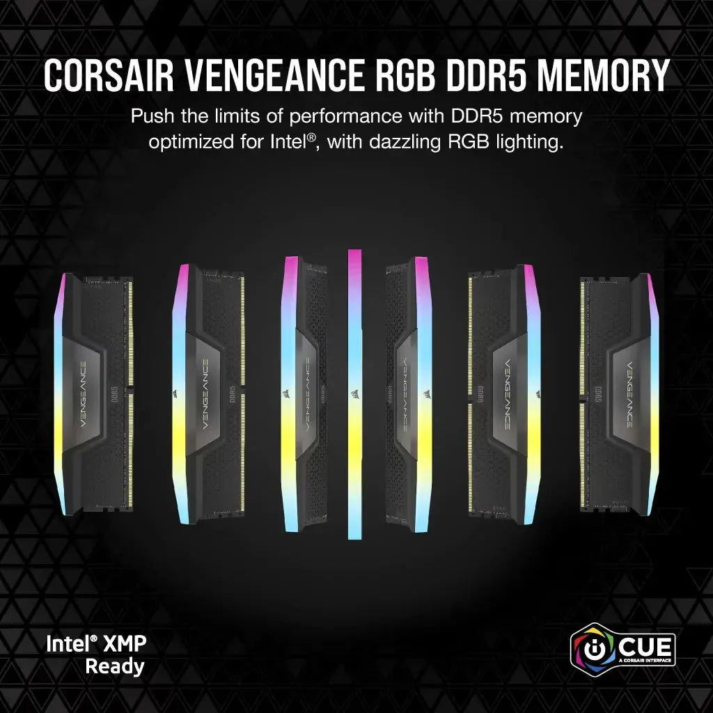 Corsair Vengeance RGB 32GB DDR5 6000MHz DRAM  Microcenter India