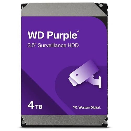 Western Digital WD Hard Drive 4TB Purple Surveillance SATA - Microcenter India.