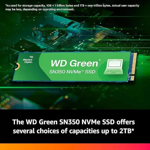 Western Digital WD Green SN350 NVMe 1TB Internal SSD - Microcenter India.
 
