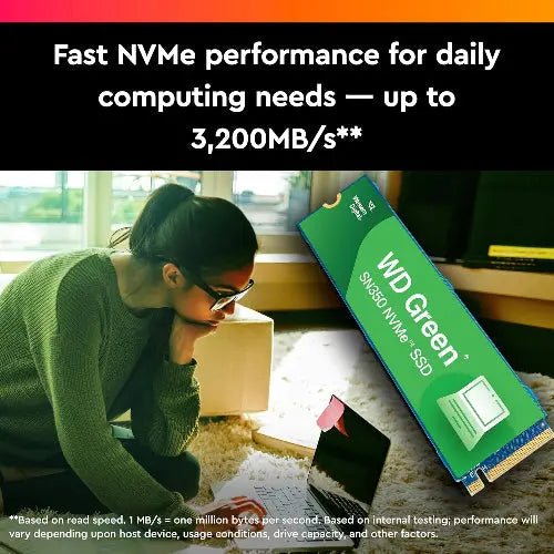 Western Digital WD Green SN350 NVMe 1TB Internal SSD - Microcenter India.
 

