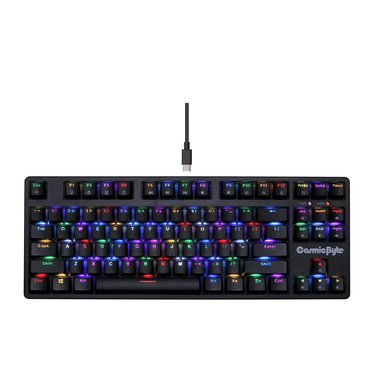 Cosmic Byte Trinity Wired Optical Switch Keyboard (CB-GK-38)  Microcenter India