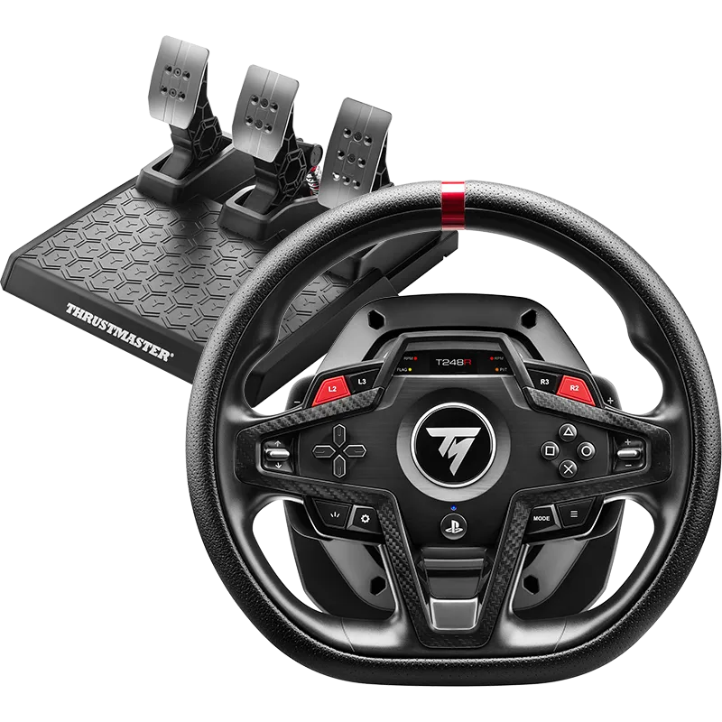 Thrustmaster T248R racing wheel and pedal set