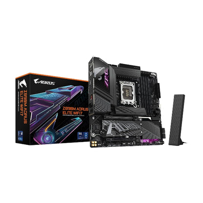 Micro ATX Motherboard GIGABYTE Z890M AORUS ELITE WIFI7 - Microcenter India.