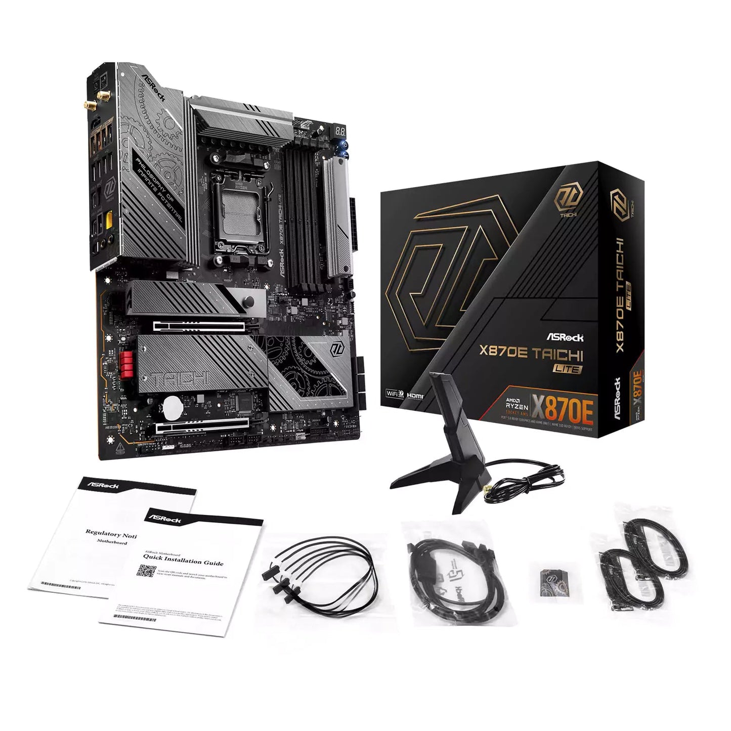 ASRock X870E Taichi Lite AMD AM5 Motherboard  Microcenter India