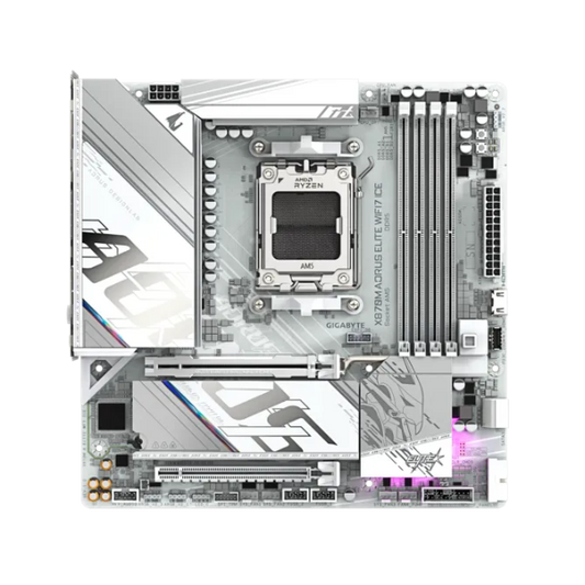 Gigabyte X870M AORUS ELITE WIFI7 ICE AMD AM5 Motherboard - Microcenter India.