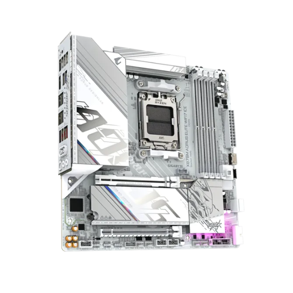 Gigabyte X870M AORUS ELITE WIFI7 ICE AMD AM5 Motherboard - Microcenter India.