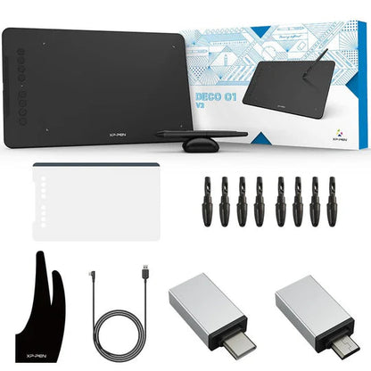 XP Pen Deco 01 V2 Pen Tablet  Microcenter India
